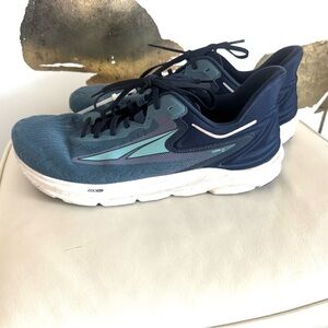 Altra Torin 6 Athletic Running Shoes Mens 9 Blue White Low Top Lace Up Comfort